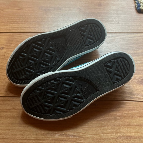 EUC Converse blue shoes sneakers size 11 - Picture 3 of 5